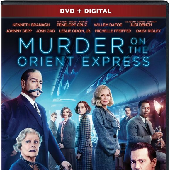 Murder On The Orient Express DVD Digital 2017 Kenneth Branagh Judi Dench PG13 Dr - Picture 1 of 4